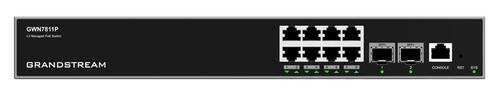 10-Port Layer 3 Managed PoE Ethernet Switch (8 x GigE, 2 x SFP+)