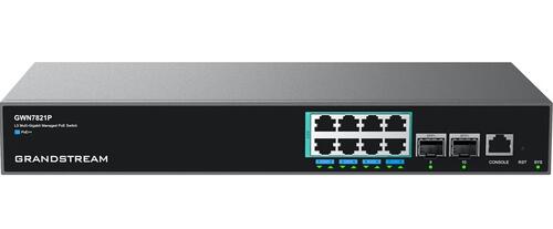 Enterprise Layer 3 Managed PoE Switch, 8x GigE PoE++, 2x 10GigE SFP+