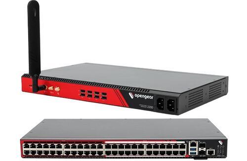 Lighthouse Service Portal Enabled Operations Manager, 24 selectable serial ports + 24x 1GbE switch, 10GbE SFP+, Docker Support, TPM 2.0, 4G