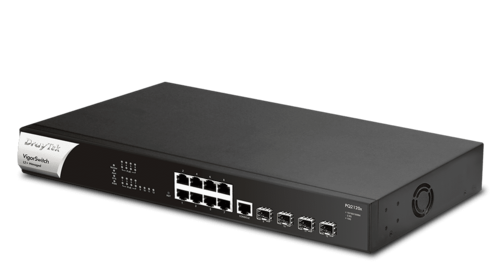 12-Port 10GigE/2.5GbE L2+ Managed Switch, 8x 2.5 Gigabit Ethernet, 4 x 10GbE SFP+