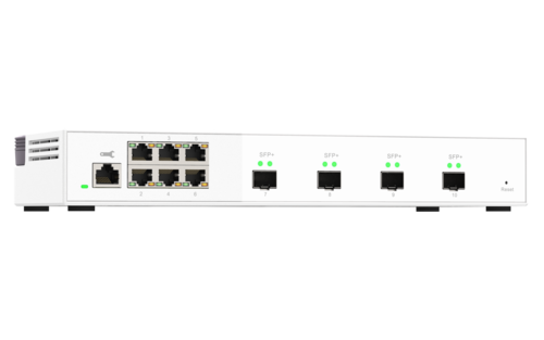 10-Port 10G Managed Ethernet Switch, 6x 2.5GbE RJ45 Ports, 4x 10GbE SFP+ Ports