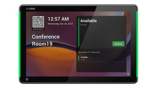 Purpose-Built Meeting Room Scheduling Panel, Advanced