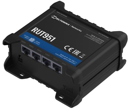 4G (LTE) cellular & UFB router with 4xEthernet, WiFi and I/O