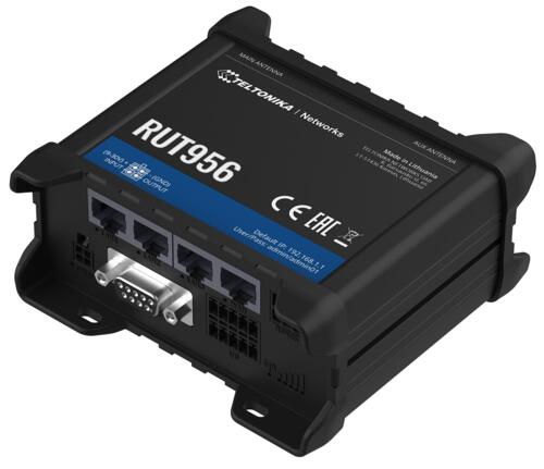 CAT 4 LTE & WiFi cellular router with 4xEthernet, I/O and Serial