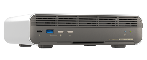 5-bay All-Flash NASbook with hot-swappable SSD, Thunderbolt 4