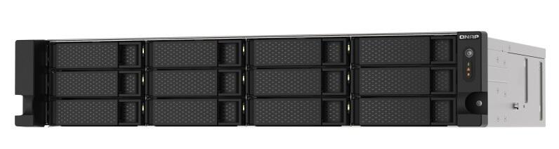 12-Bay NAS, AMD Ryzen 2.2 GHz CPU, 8 GB RAM, Rackmount, Dual PSU