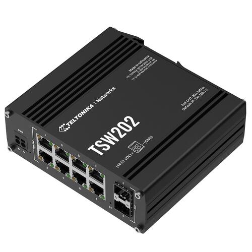 10-Port Managed PoE+ Switch, 2x GigE PoE+, 2x SFP (no PSU)