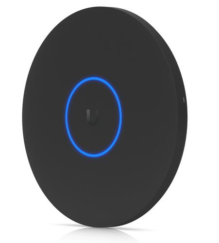 Ceiling-mounted 8-stream WiFi 7 AP with dedicated spectral scanning, Black