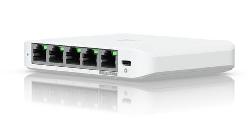 UniFi Flex Mini Compact, 5-port 2.5G Ethernet Switch