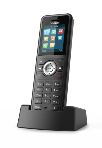 Rugged Cordless DECT Phone, IP67, Dial Mic, Noise Cancellation, 2.4 in Colour Display