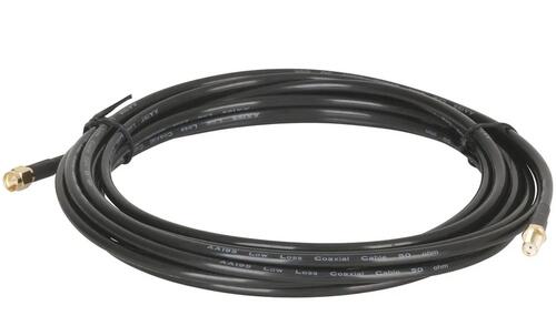 5m RG195 Low Loss 3G/4G Extension Cable with SMA-Male and SMA-Female