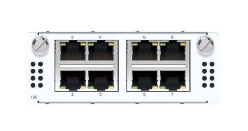 8-port GbE copper (RJ45) Flexi Port module for all XGS rackmount models