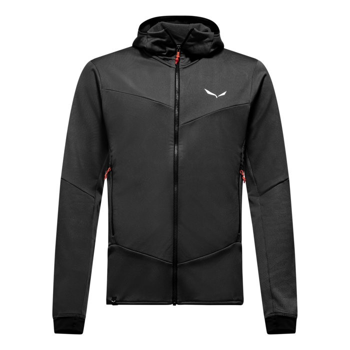 Salewa Sella Crevasse Hooded Jacket - Black Out