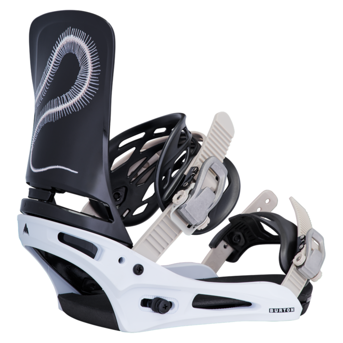 Burton Men's Cartel Re:Flex Snowboard Bindings - Skeleton Snake