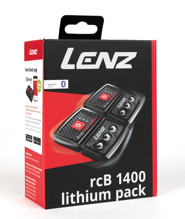 Lenz Lithium Pack Rcb 1400 (USB-C) - Black