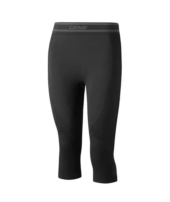 Lenz Women Merino 6.0 3/4 Pants  - Black