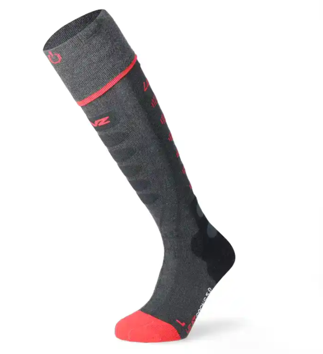 Lenz Heat Sock 5.1 Toe Cap  - Anthracite/Red