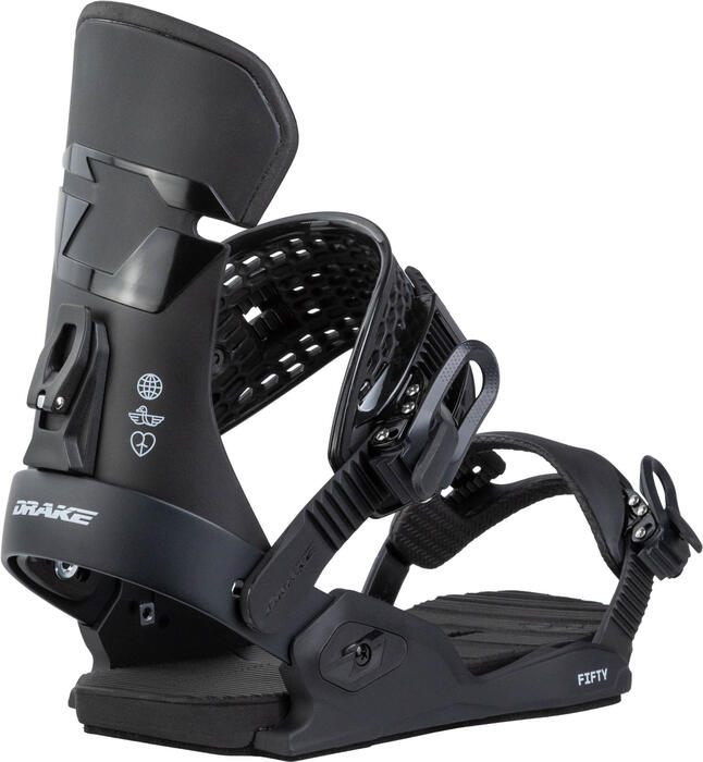 Drake Fifty Snowboard Binding - Black