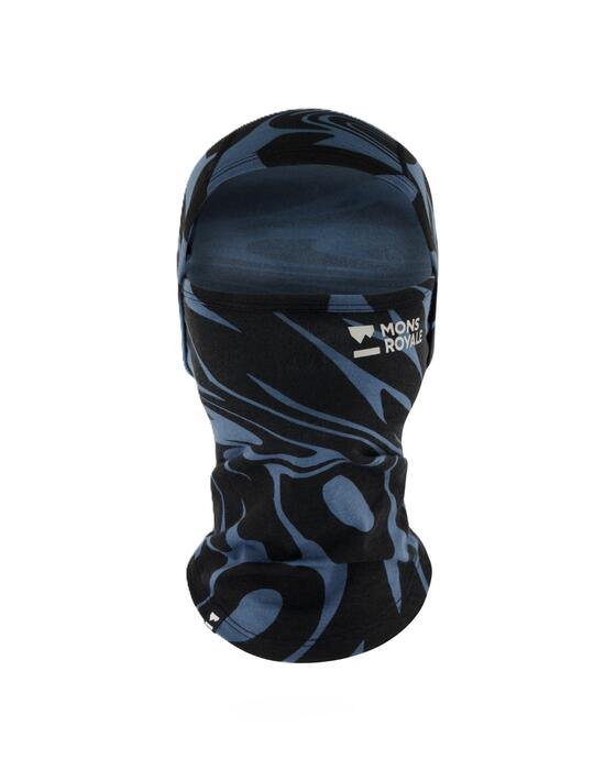 Mons Royale Santa Rosa Merino Balaclava - Signal Lost Goblin Blue
