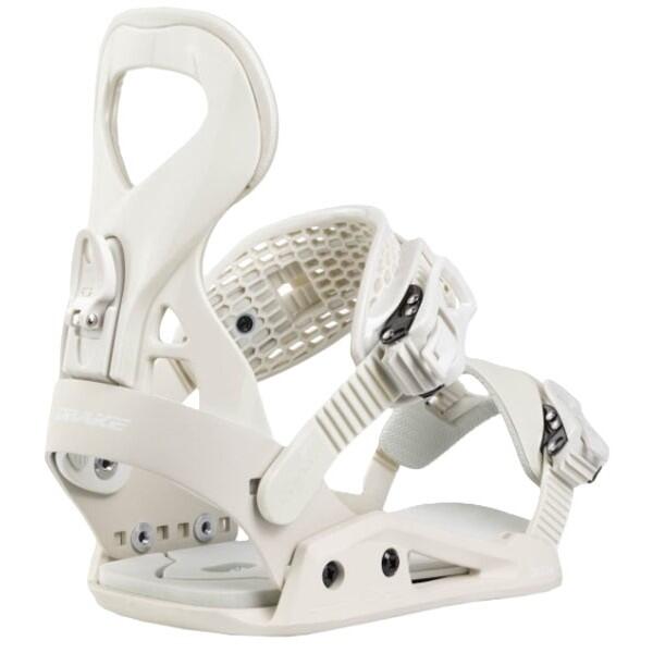 Drake Queen Snowboard Binding - Off White
