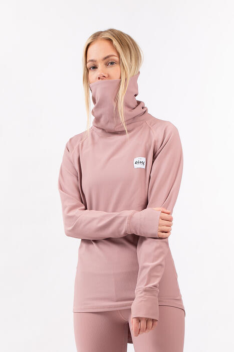 Eivy Icecold Gaiter Rib Wmns Top - Faded Woodrose