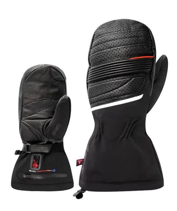 Lenz Heat 6.0 Finger Cap Mittens Unisex - Black