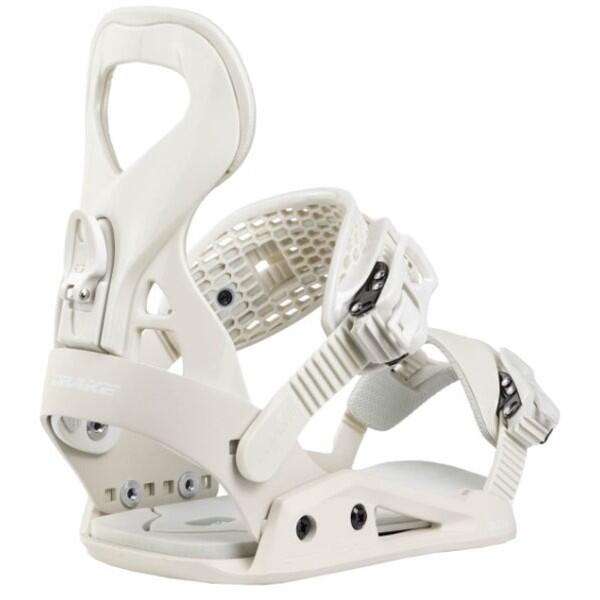 Drake Queen Snowboard Binding - Off White