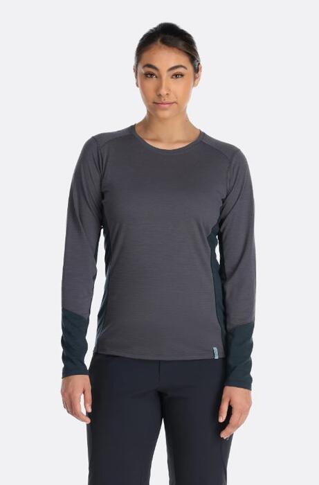 Rab Syncrino Base Womens LS Tee - Graphene
