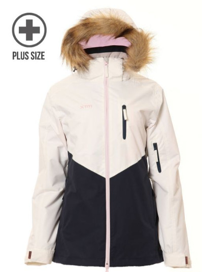XTM Ayla Plus Womens Jacket - White/Navy