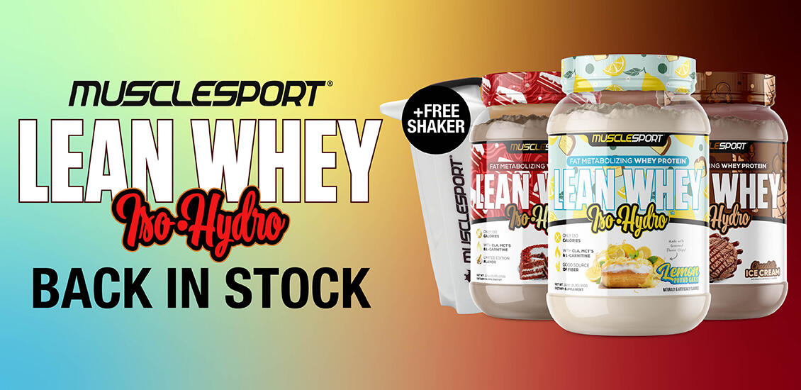 Musclesport back in stock 
