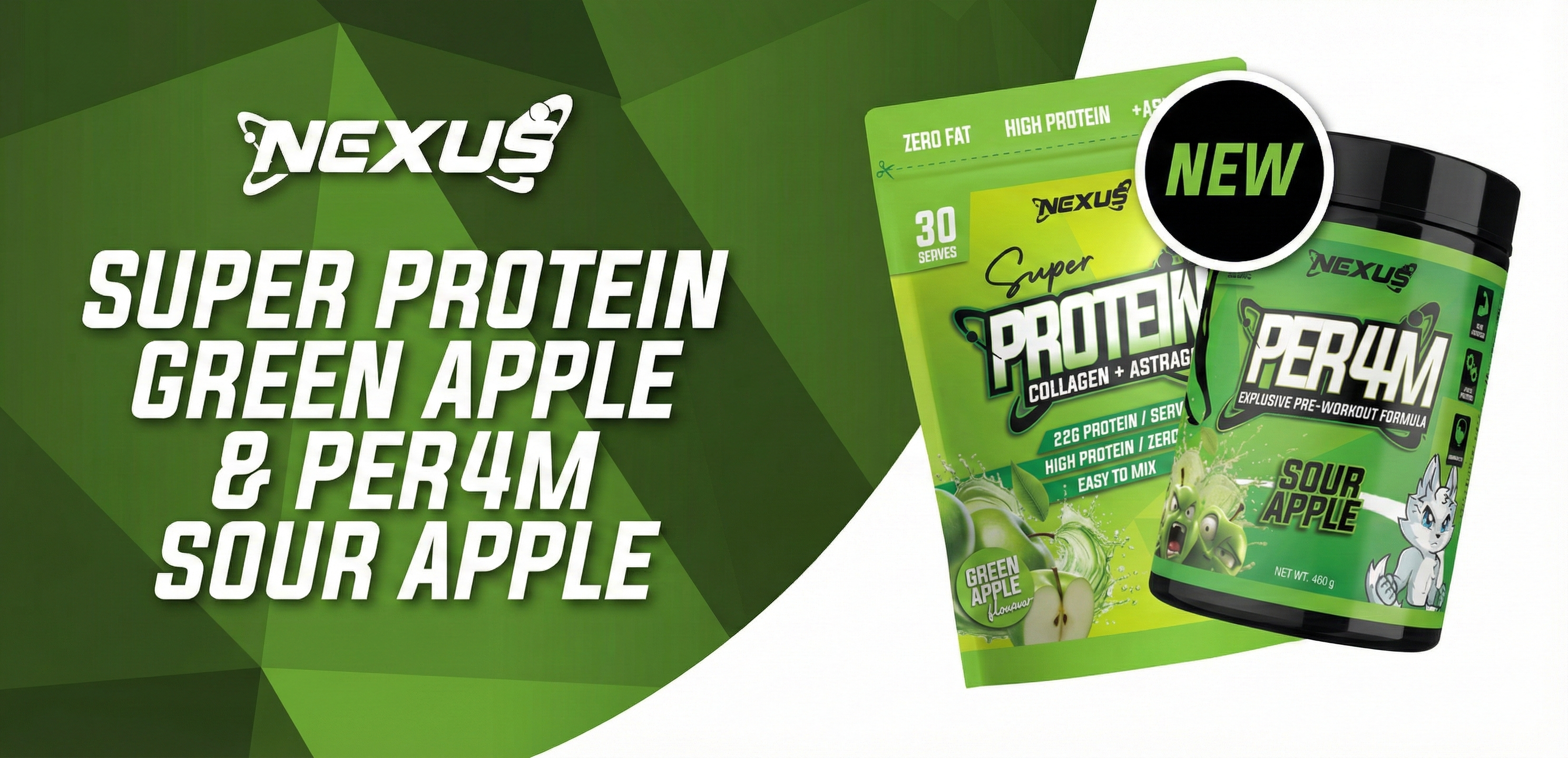 Nexus Green Apple Flavours 