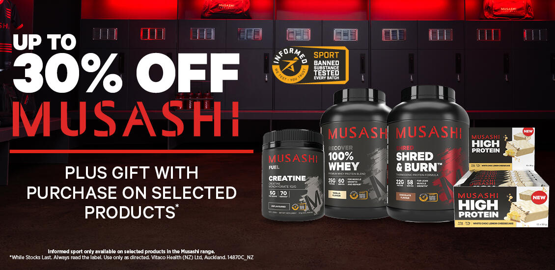 Musashi up to 30% off plus GWP Easter sale 