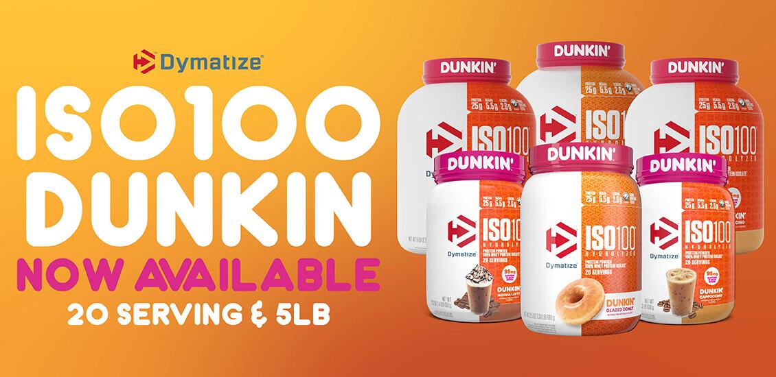 Dunkin Donuts Dymatize Iso 