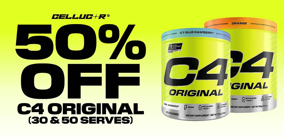 C4 50% off 