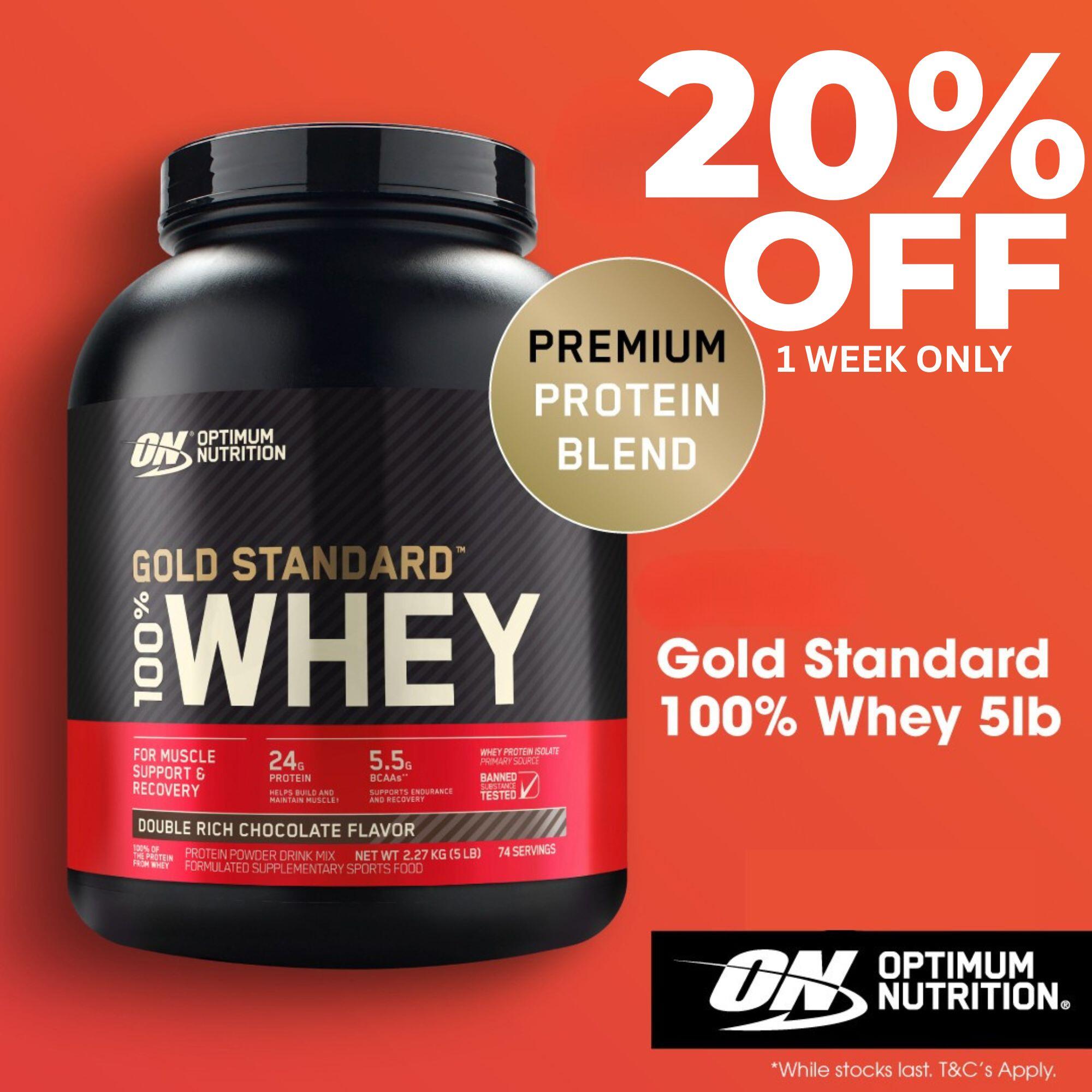 ON GSW 20% off 5lb tubs 
