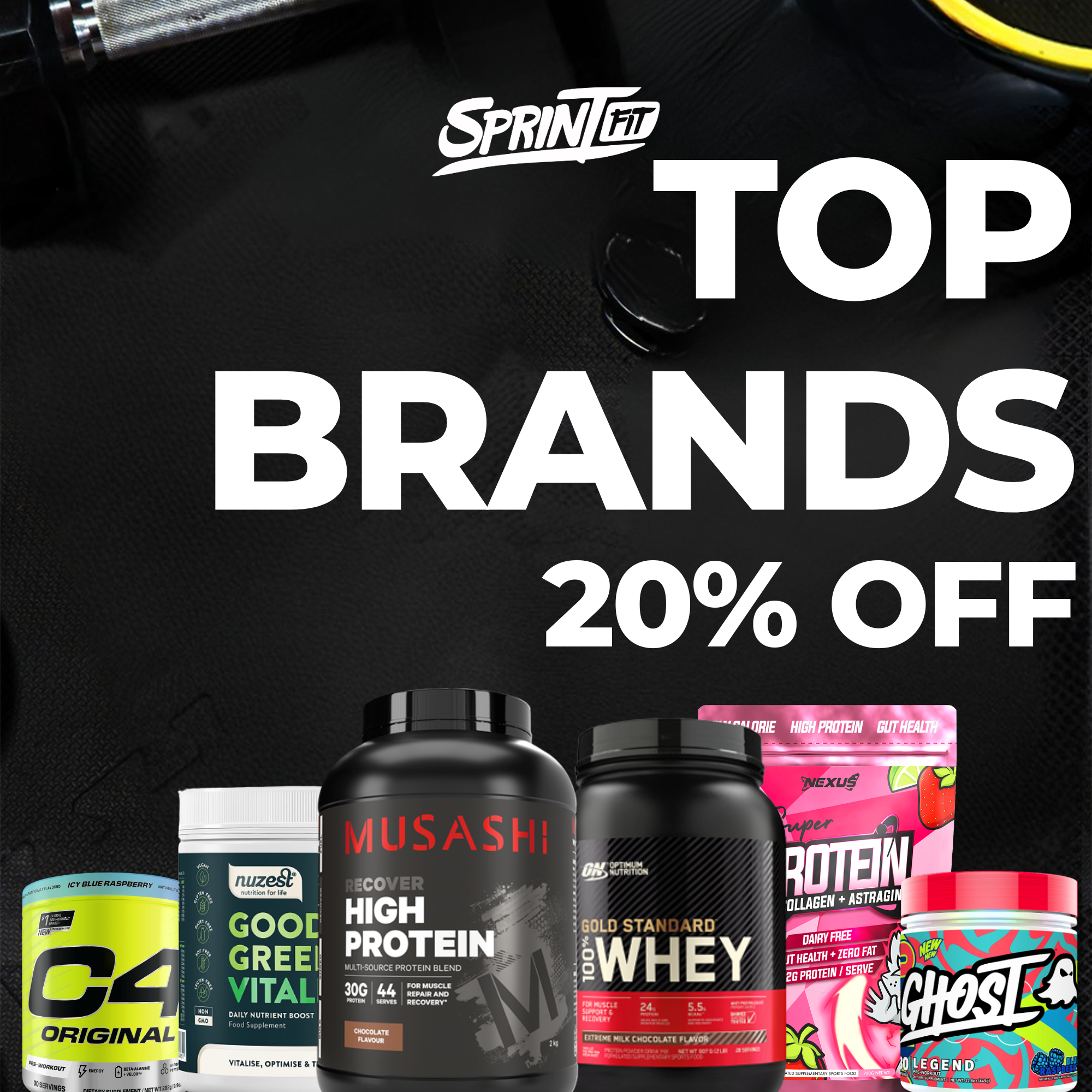 Top Brands on Sale 20% off