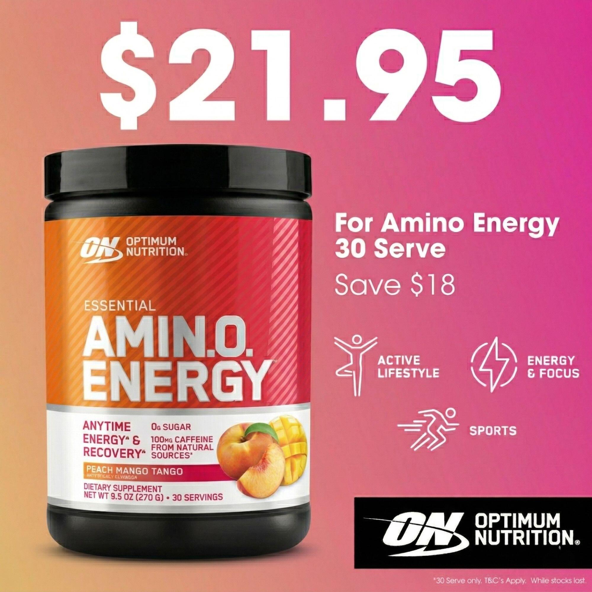 Amino Energy 30 serve sale 