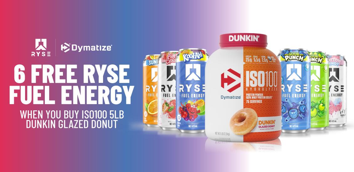 Dunkin Donuts Dymatize Iso 