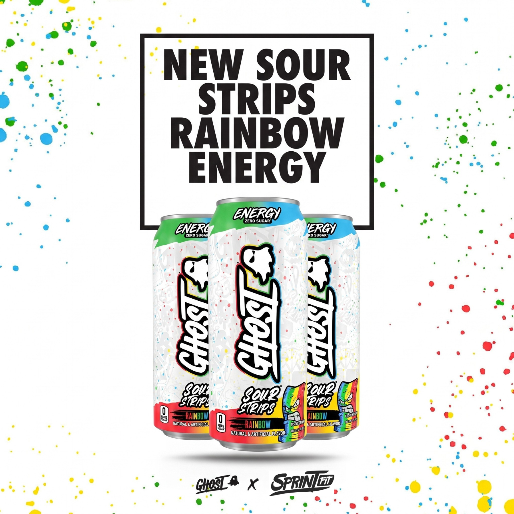 Ghost Energy Banner Sour Strips 