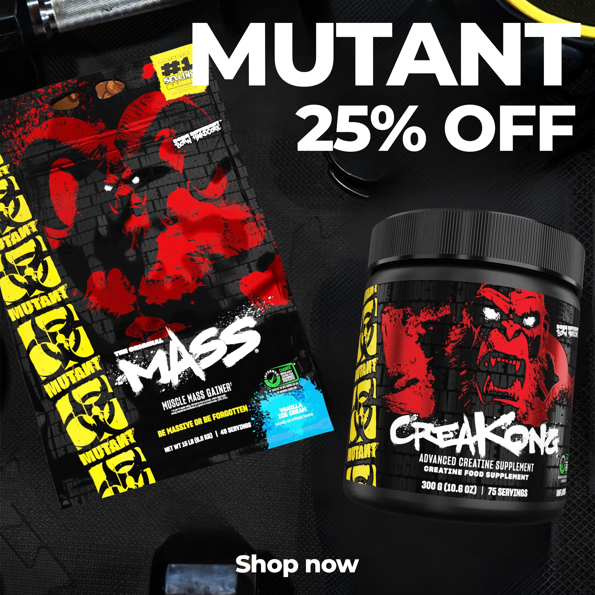 Mutant top brands sale 25% off 