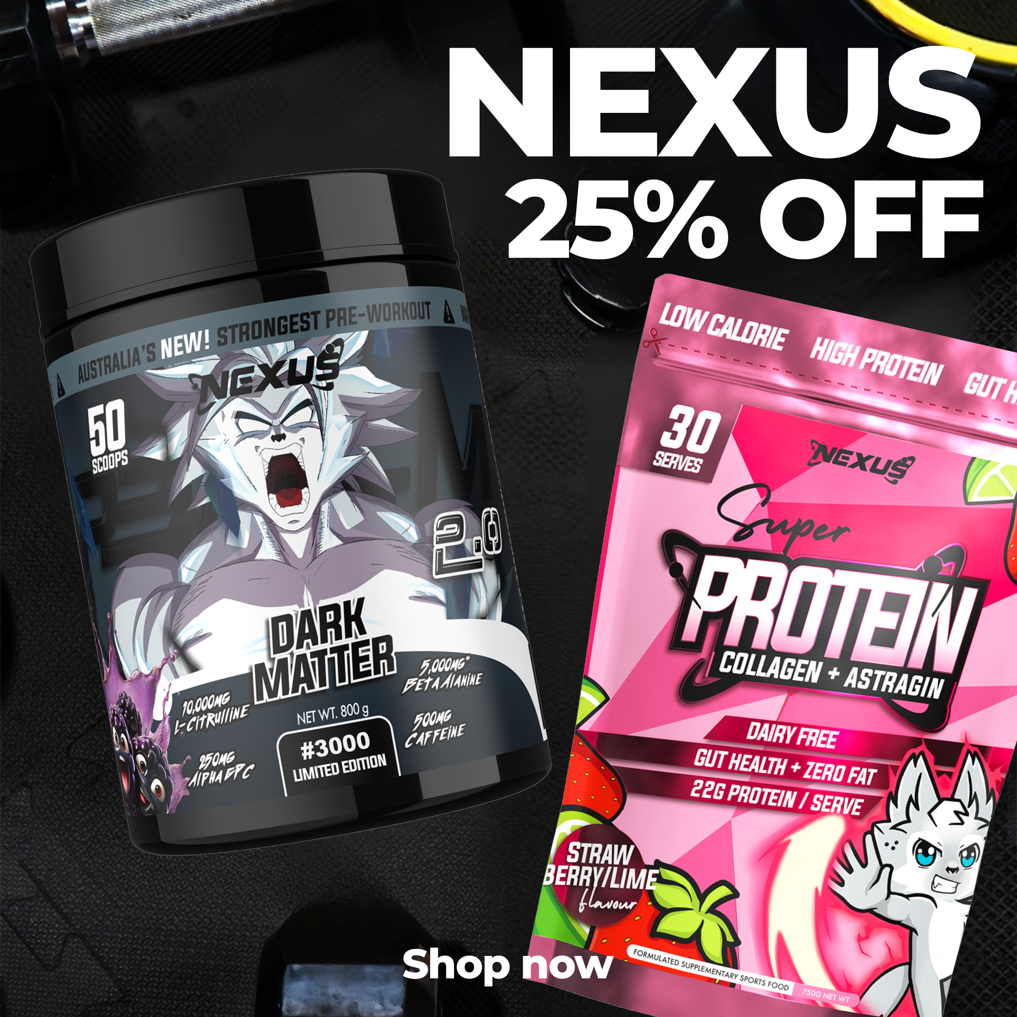 Nexus 25% off banner 