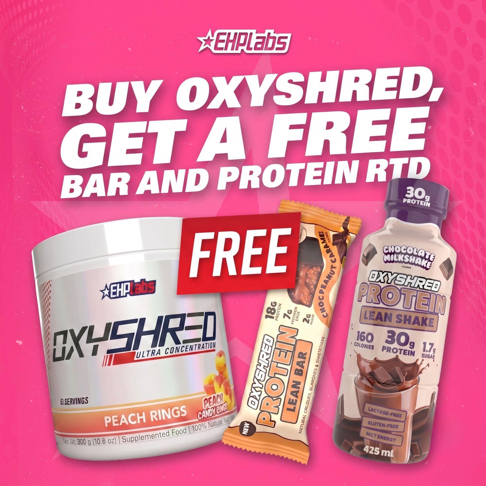Oxyshred Protein Bar and RTD 