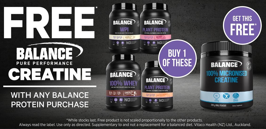 Balance protein and free creatine GWP