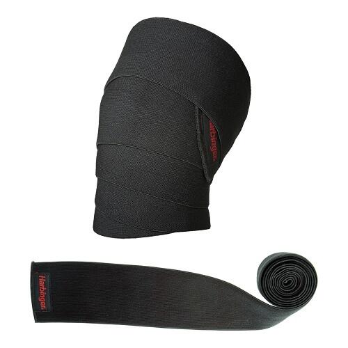 HARBINGER POWER KNEE WRAPS BLACK 72 INCH