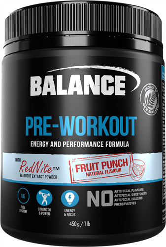 BALANCE SPORTS NUTRITION PRE-WORKOUT