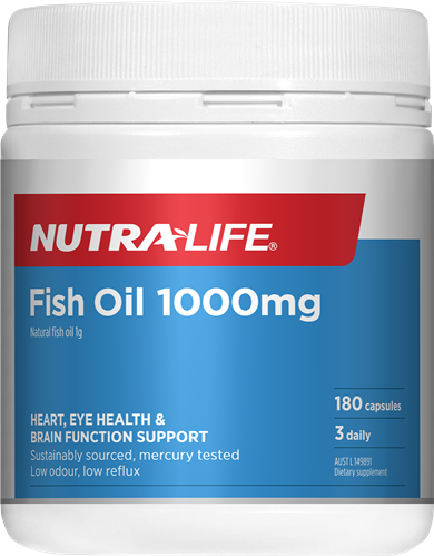 NUTRA-LIFE OMEGA 3 FISH OIL 1000MG