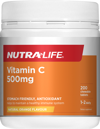 NUTRA-LIFE VITAMIN C 500MG