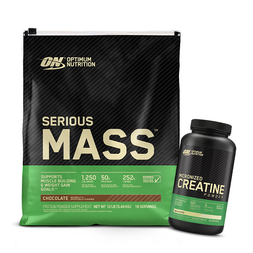 OPTIMUM NUTRITION SERIOUS MASS CREATINE POWDER COMBO