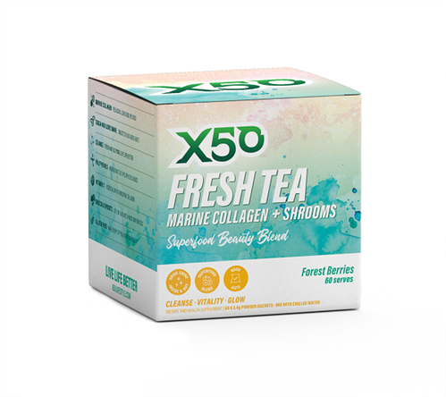 X50 FRESH TEA MARINE COLLAGEN & SHROOMS