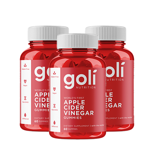 GOLI GOLI APPLE CIDER VINEGAR GUMMIES TRIPLE COMBO